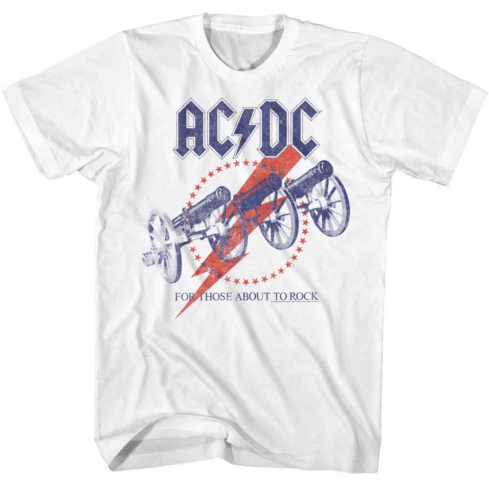 ACDC-ACDC CANON RECOLOR-WHITE ADULT S/S TSHIRT