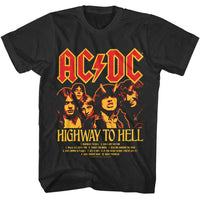 Thumbnail for ACDC-ACDC HWTH TRACK LIST-SMOKE ADULT S/S TSHIRT