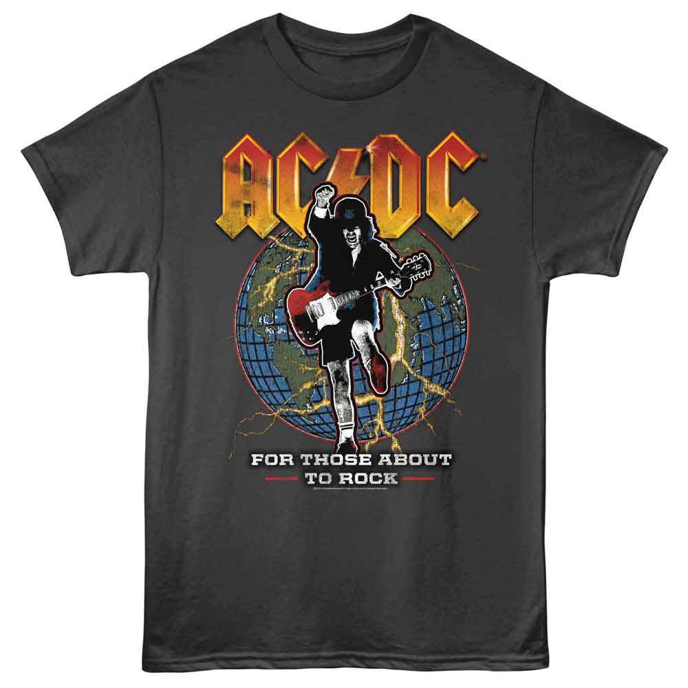 ACDC-ACDC GLOBE WINGS-SMOKE ADULT S/S TSHIRT