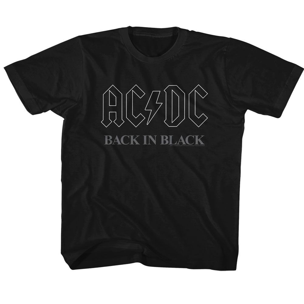 ACDC-BACKINBLACK3-BLACK YOUTH S/S TSHIRT