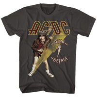 Thumbnail for ACDC-HIGH VOLTAGE-SMOKE ADULT S/S TSHIRT