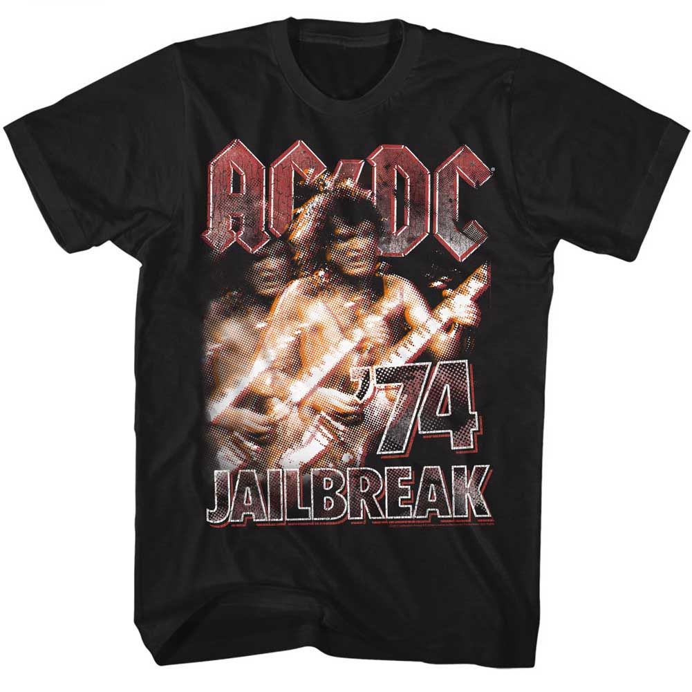 ACDC-74JAILBREAK-BLACK ADULT S/S TSHIRT