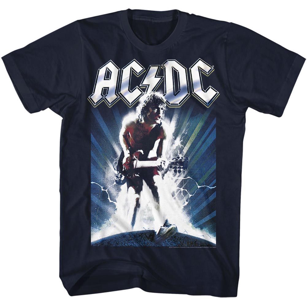 ACDC-ACDCACDC-NAVY ADULT S/S TSHIRT