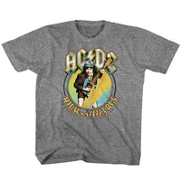 Thumbnail for ACDC-BLUE YELLOW VOLTAGE-GRAPHITE HEATHER TODDLER S/S TSHIRT