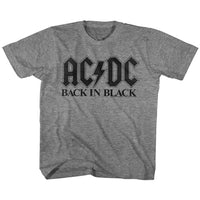 Thumbnail for ACDC-BIB IN BLACK-GRAPHITE HEATHER TODDLER S/S TSHIRT