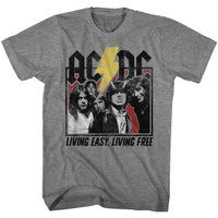 Thumbnail for ACDC-HWY2HELL LYRICS-GRAPHITE HEATHER ADULT S/S TSHIRT