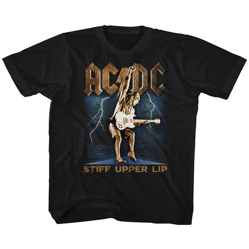ACDC-STIFF-BLACK TODDLER S/S TSHIRT