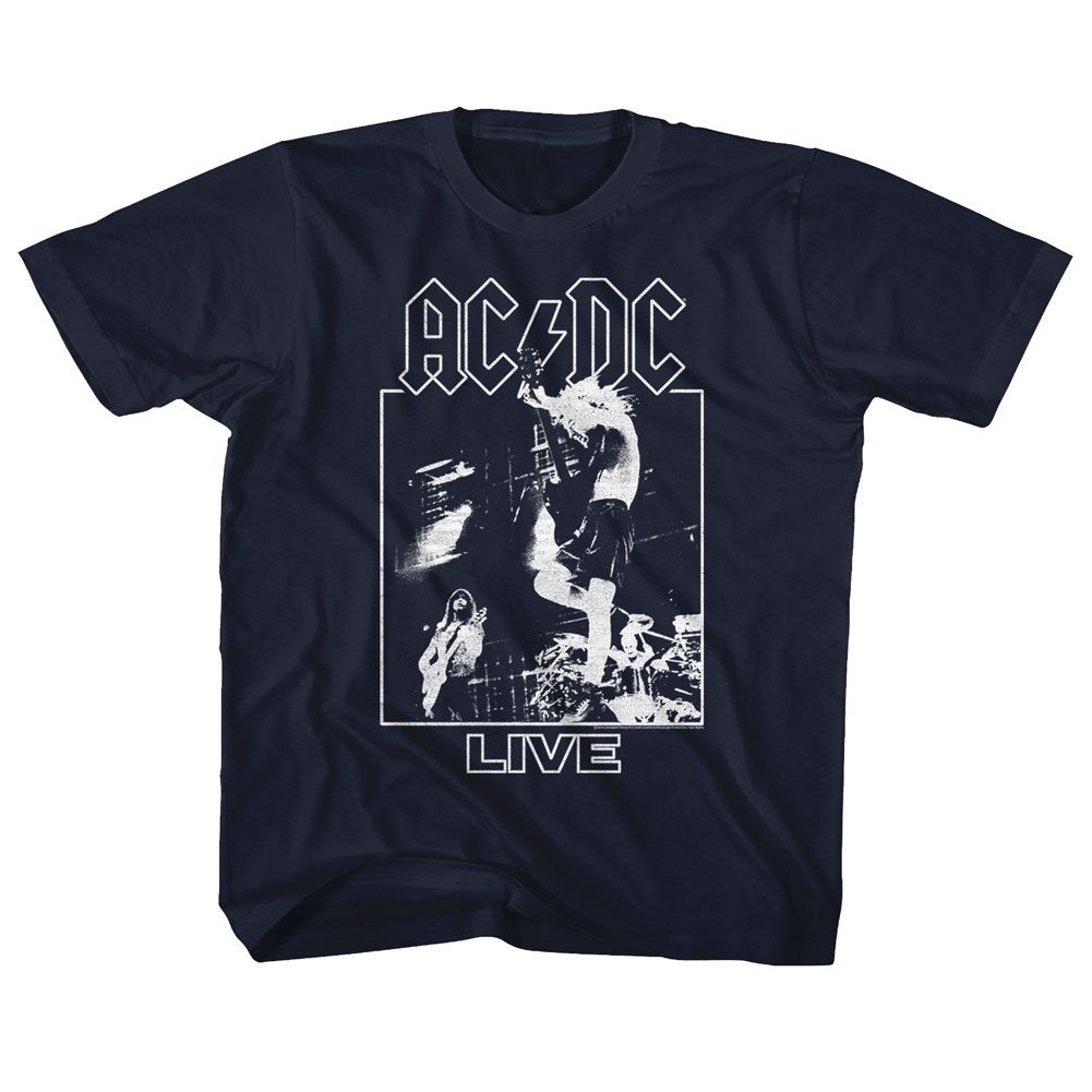 ACDC-LIVE-NAVY TODDLER S/S TSHIRT