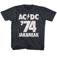 Thumbnail for ACDC-JAILBREAK-VINTAGE NAVY TODDLER S/S TSHIRT