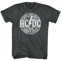 Thumbnail for ACDC-R&R-BLACK HEATHER ADULT S/S TSHIRT