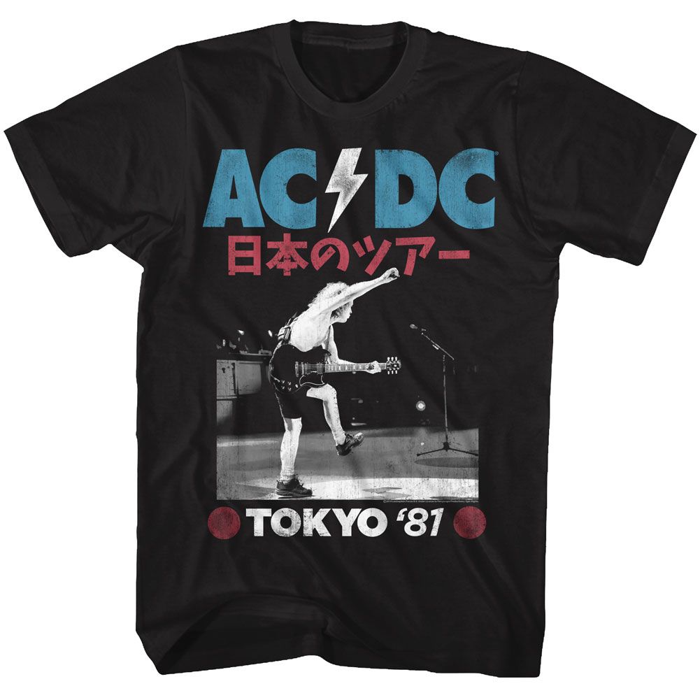 ACDC-TOKYO 81-BLACK ADULT S/S TSHIRT