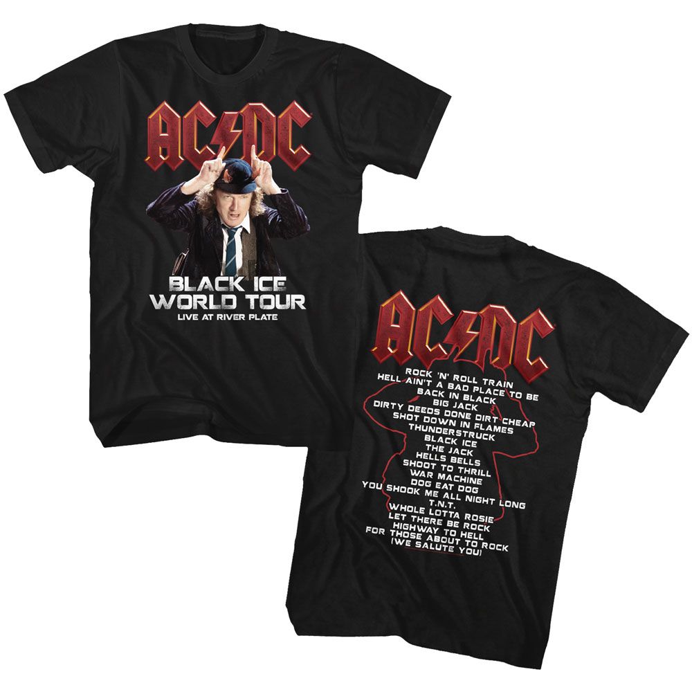 ACDC-BLACK ICE TOUR-BLACK ADULT S/S TSHIRT
