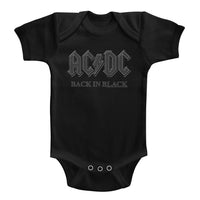 Thumbnail for ACDC-BACK IN BLACK-BLACK INFANT S/S BODYSUIT