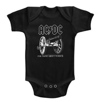 Thumbnail for ACDC-ABOUT TO ROCK-BLACK INFANT S/S BODYSUIT