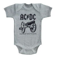 Thumbnail for ACDC-ABOUT TO ROCK AGAIN-GRAY HEATHER INFANT S/S BODYSUIT