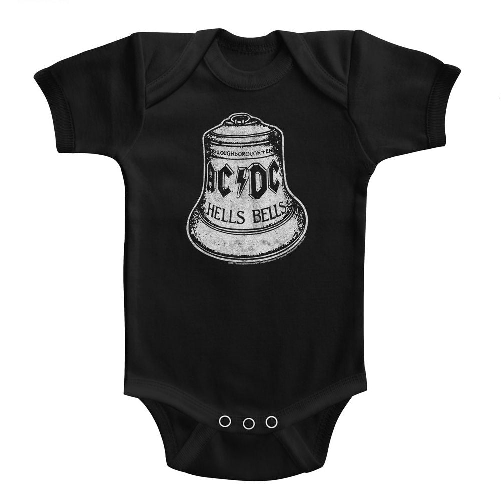ACDC-HELLS BELLS-BLACK INFANT S/S BODYSUIT