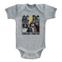 Thumbnail for ACDC-HWY2HELL LYRICS-GRAY HEATHER INFANT S/S BODYSUIT