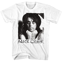 Thumbnail for ALICE COOPER-ALICE COOPER A COOPER PHOTOGRAPH-WHITE ADULT S/S TSHIRT