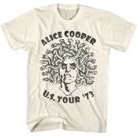 Thumbnail for ALICE COOPER-ALICE COOPER MEDUSA-NATURAL ADULT S/S TSHIRT