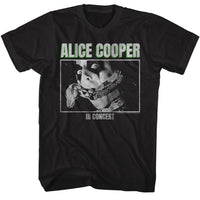 Thumbnail for ALICE COOPER-ALICE COOPER IN CONCERT-BLACK ADULT S/S TSHIRT