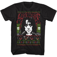Thumbnail for ALICE COOPER-ALICE CHRISTMAS-BLACK ADULT S/S TSHIRT