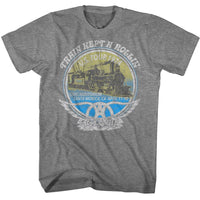 Thumbnail for AEROSMITH-ROLLIN-GRAPHITE HEATHER ADULT S/S TSHIRT