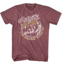 Thumbnail for AEROSMITH-GETYOURWINGS-VINTAGE MAROON HEATHER ADULT S/S TSHIRT