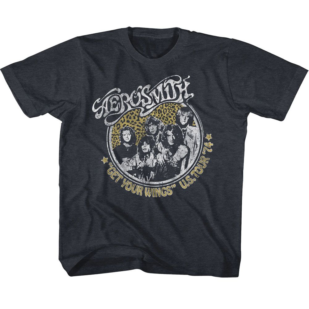 AEROSMITH-GETYOURWINGS-VINTAGE NAVY TODDLER S/S TSHIRT