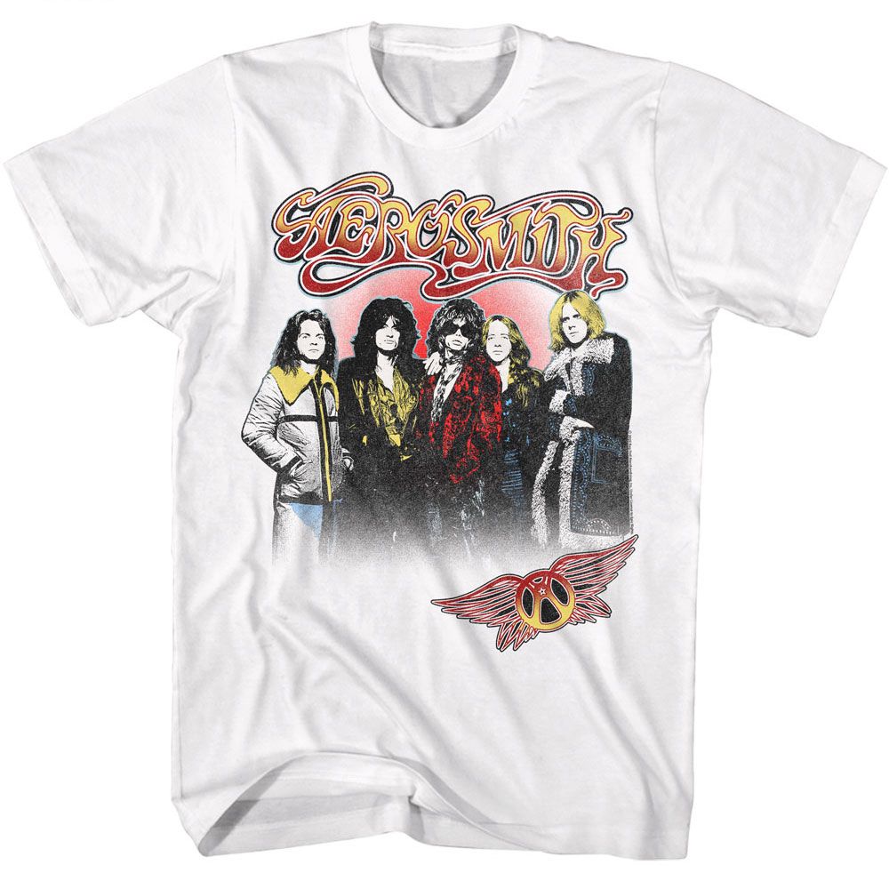 AEROSMITH-NICE JACKETS-WHITE ADULT S/S TSHIRT