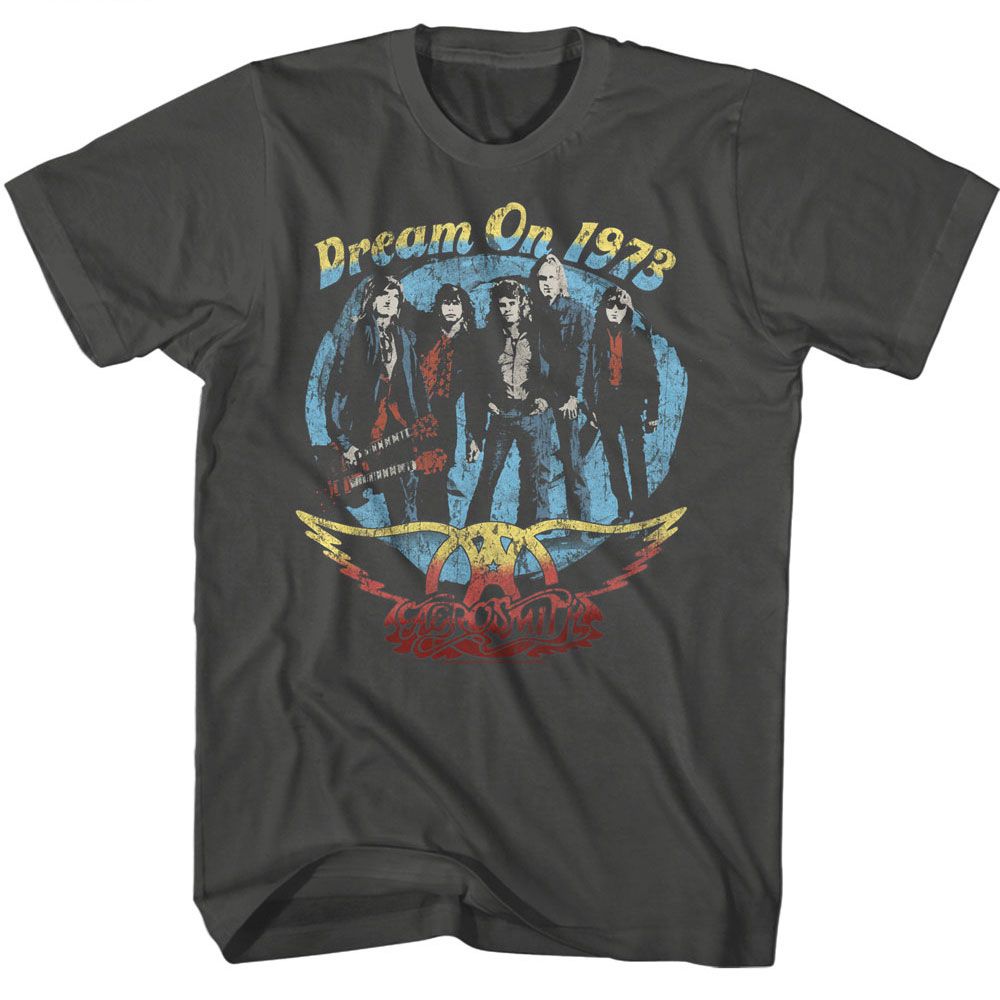 AEROSMITH-DREAM ON-SMOKE ADULT S/S TSHIRT