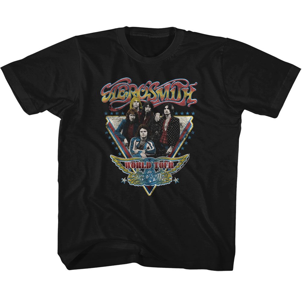 AEROSMITH-WORLD TOUR-BLACK TODDLER S/S TSHIRT