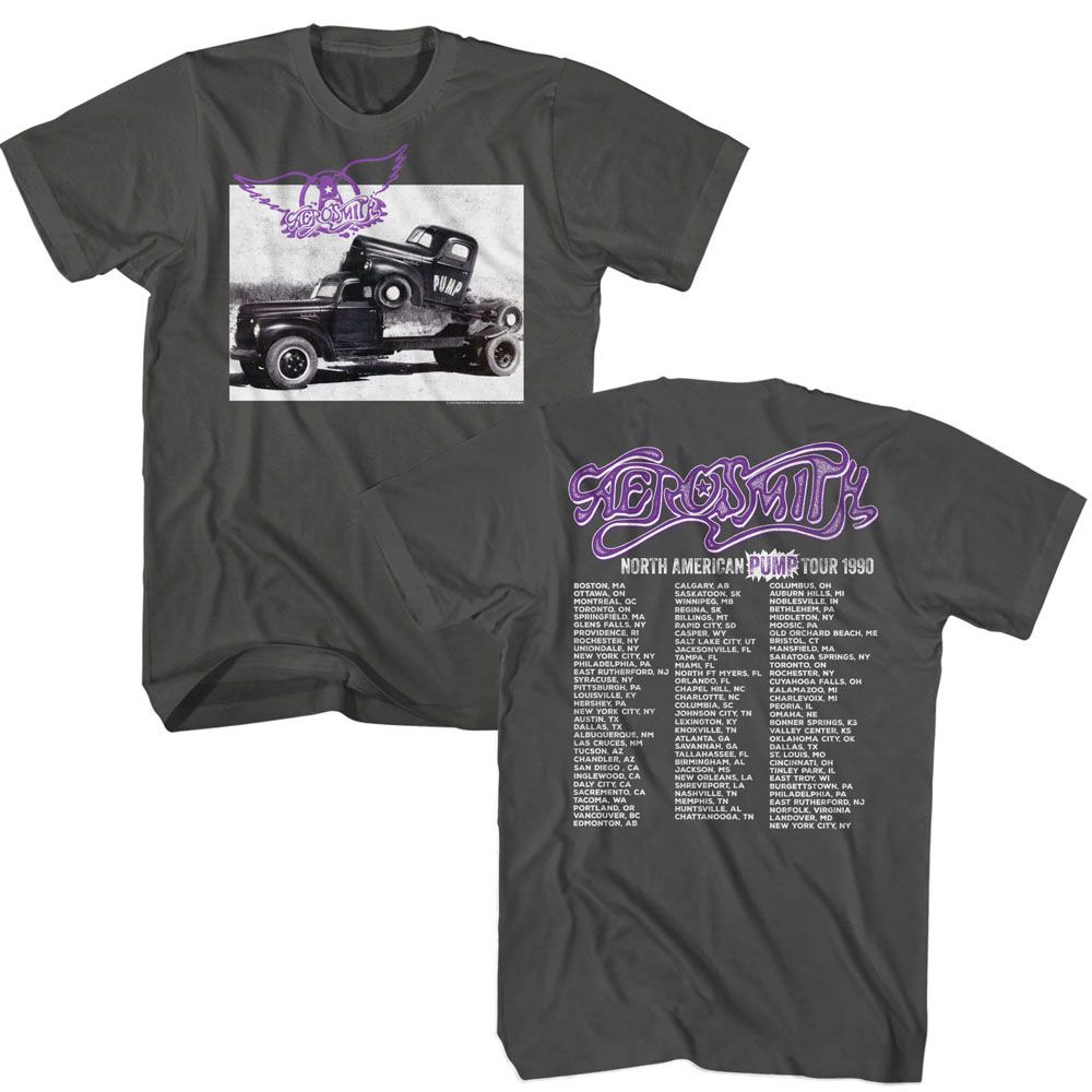 AEROSMITH-PUMP TOUR-SMOKE ADULT S/S TSHIRT