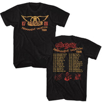 Thumbnail for AEROSMITH-PERMANENT TOUR 87-93-BLACK ADULT S/S TSHIRT