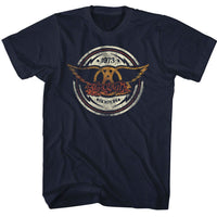 Thumbnail for AEROSMITH-AEROCIRCLE-NAVY ADULT S/S TSHIRT