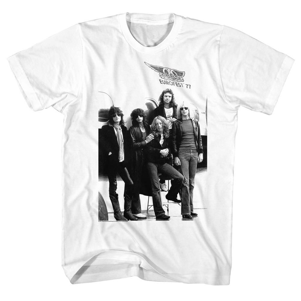 AEROSMITH-AEROPLANE2-WHITE ADULT S/S TSHIRT