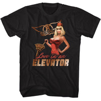 Thumbnail for AEROSMITH-LOVE IN AN ELEVATOR-BLACK ADULT S/S TSHIRT