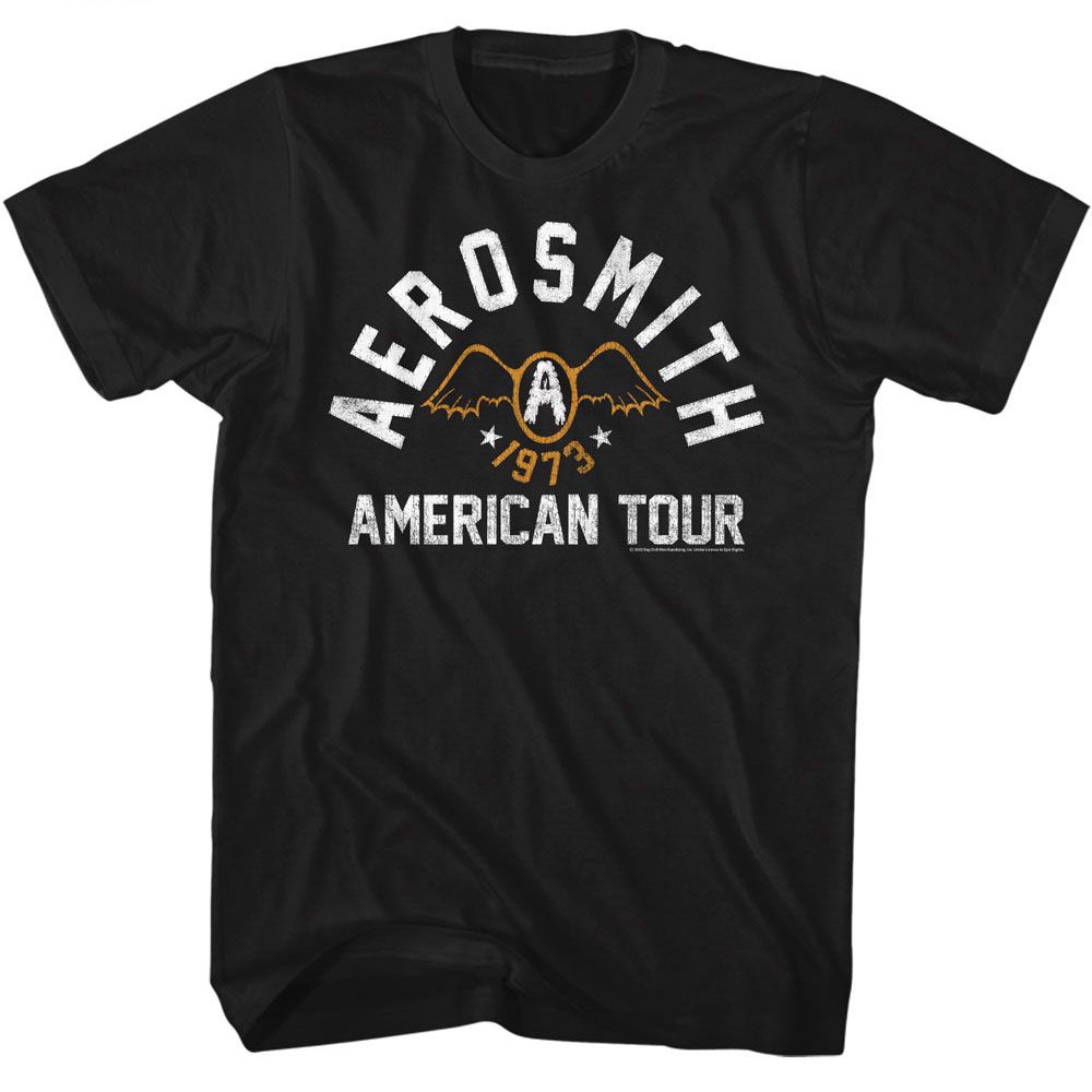 AEROSMITH-SEVENTYTHREE-BLACK ADULT S/S TSHIRT