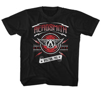 Thumbnail for AEROSMITH-BOSTON 2015-BLACK YOUTH S/S TSHIRT