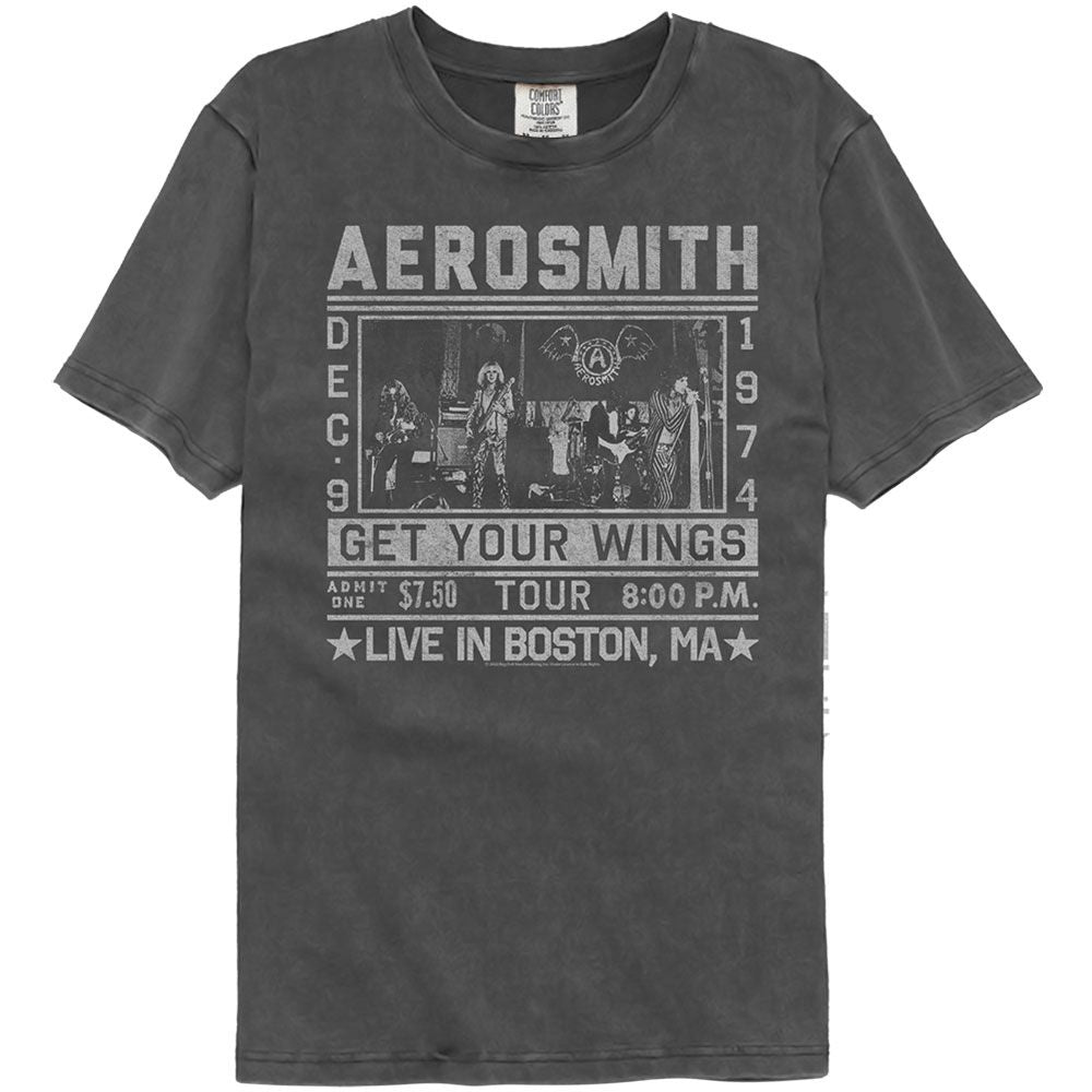 AEROSMITH-AEROSMITH WINGS TOUR 74-COMFORT COLOR PEPPER ADULT S/S TSHIRT