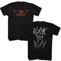 Thumbnail for AEROSMITH-AEROSMITH WALK THIS WAY-BLACK ADULT S/S TSHIRT