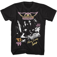Thumbnail for AEROSMITH-AEROSMITH NINE LIVES TOUR-BLACK ADULT S/S TSHIRT