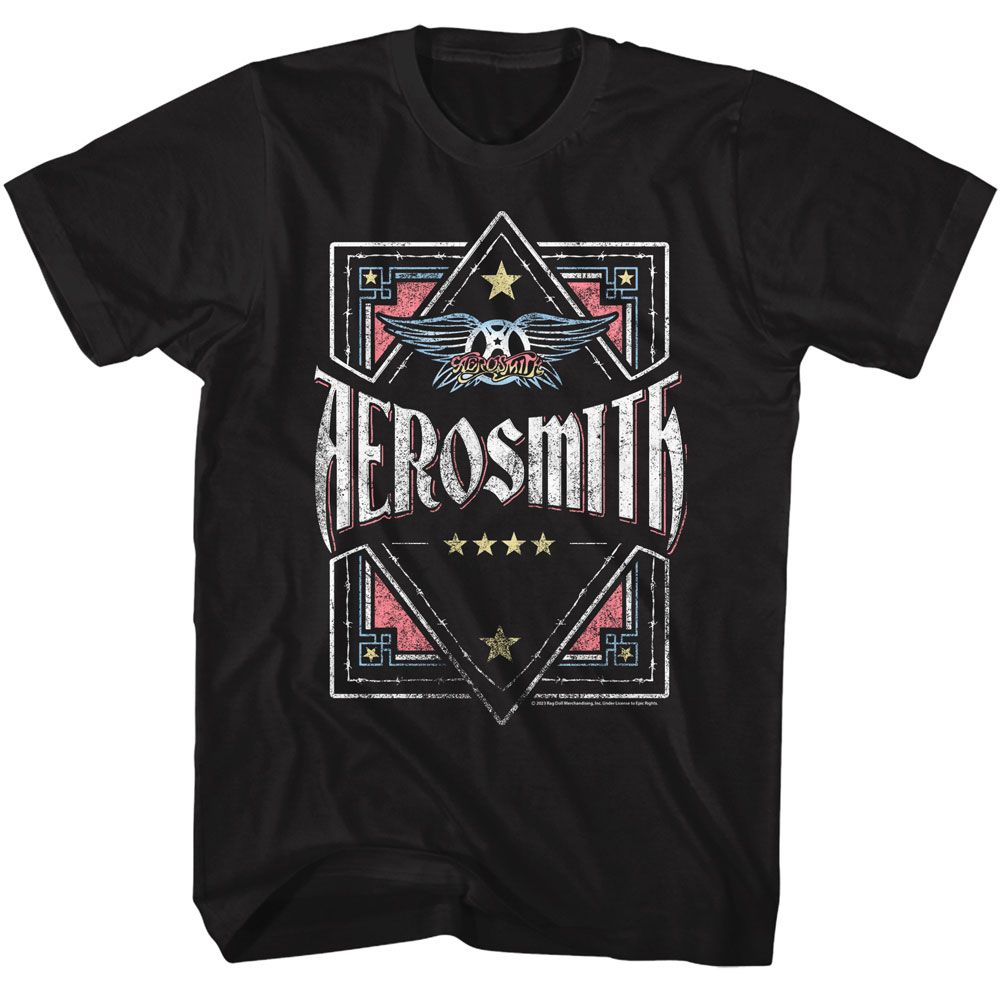 AEROSMITH-AEROSMITH BOX-BLACK ADULT S/S TSHIRT