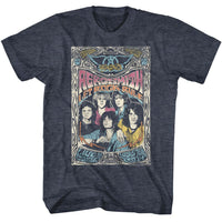 Thumbnail for AEROSMITH-AEROSMITH LET ROCK RULE-NAVY HEATHER ADULT S/S TSHIRT
