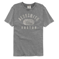 Thumbnail for AEROSMITH-AEROSMITH 1973 BOSTON-GRAY ADULT S/S COMFORT COLOR TSHIRT
