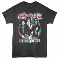 Thumbnail for Aerosmith Weathered Circle Adult T-Shirt