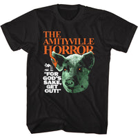 Thumbnail for AMITYVILLE HORROR-PIG HEAD-BLACK ADULT S/S TSHIRT