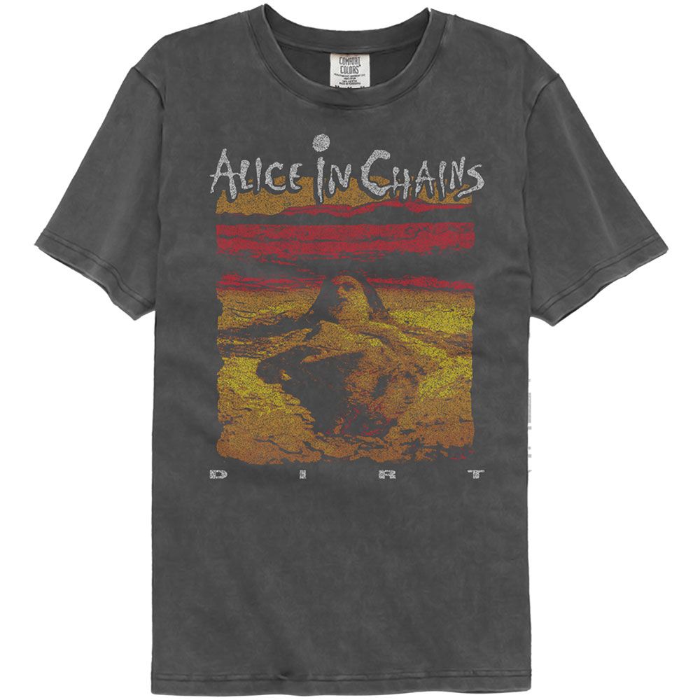 ALICE IN CHAINS-ALICE IN CHAINS DIRT ALBUM ART-WASHED BLACK ADULT S/S TSHIRT