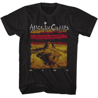 Thumbnail for ALICE IN CHAINS-ALICE IN CHAINS DIRT ALBUM ART-BLACK ADULT S/S TSHIRT