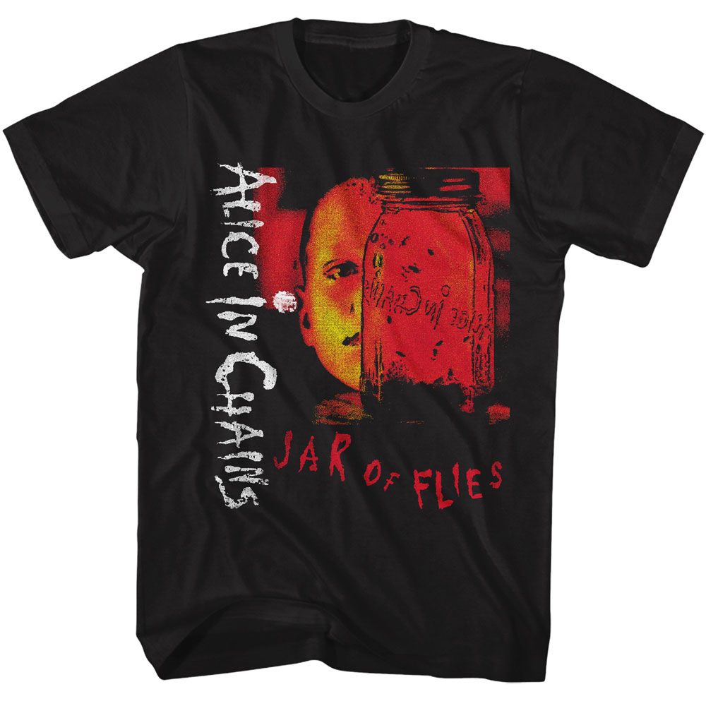 ALICE IN CHAINS-ALICE IN CHAINS JAR OF FLIES-BLACK ADULT S/S TSHIRT