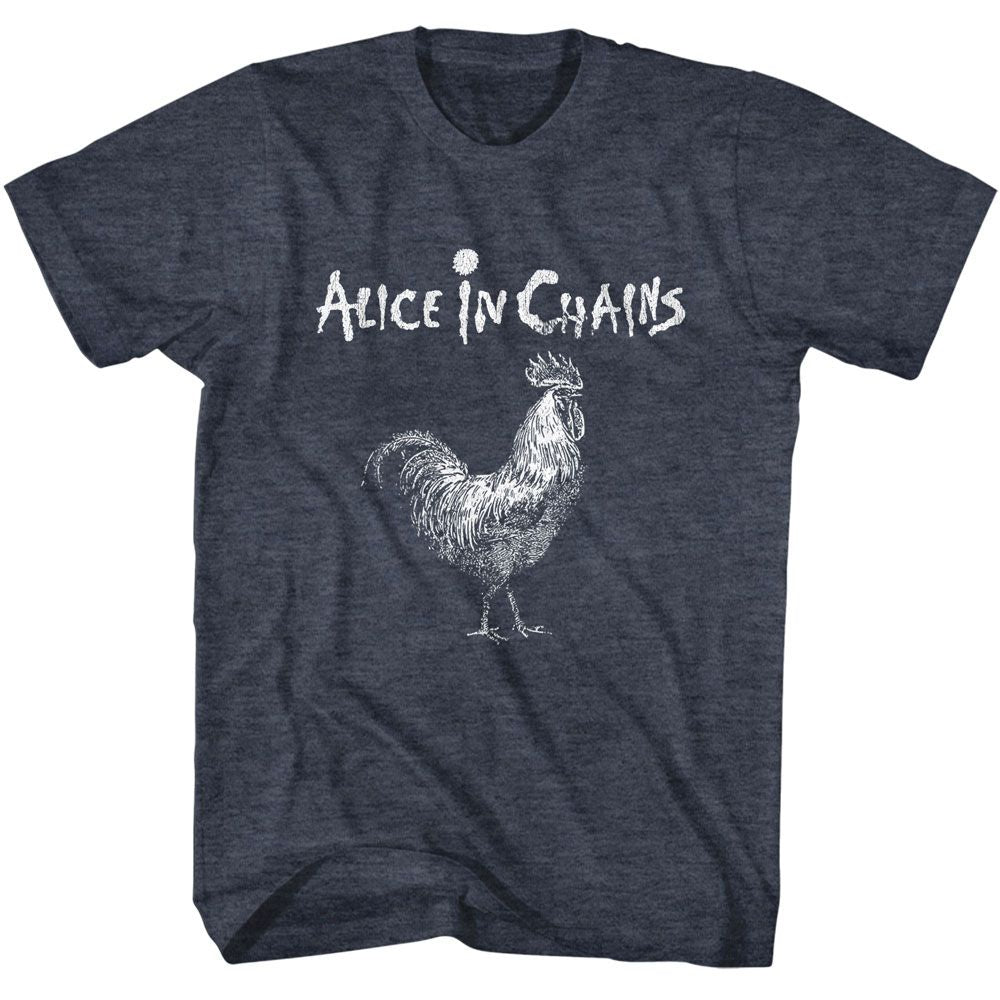 ALICE IN CHAINS-ALICE IN CHAINS ROOSTER-NAVY HEATHER ADULT S/S TSHIRT